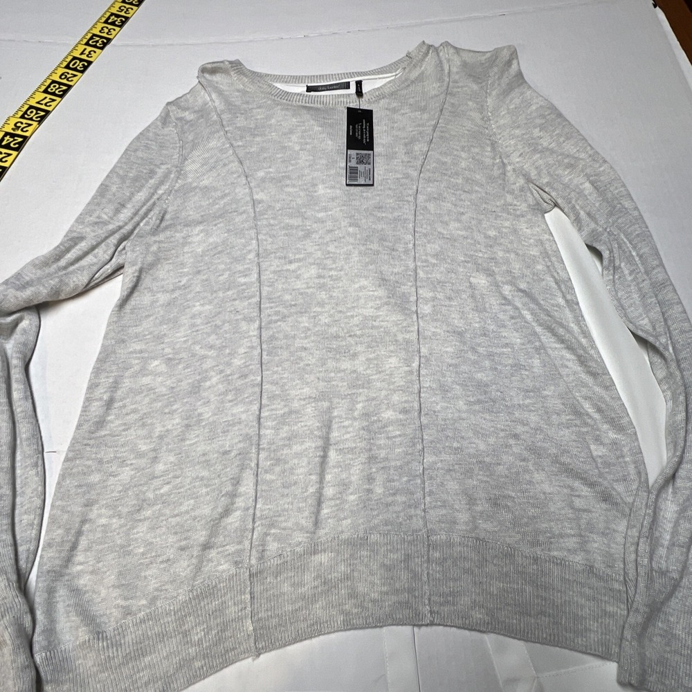 Daisy Fuentes Women's SZ Large Sweater Media Split Back Hi Low NWT - Picture 3 of 12